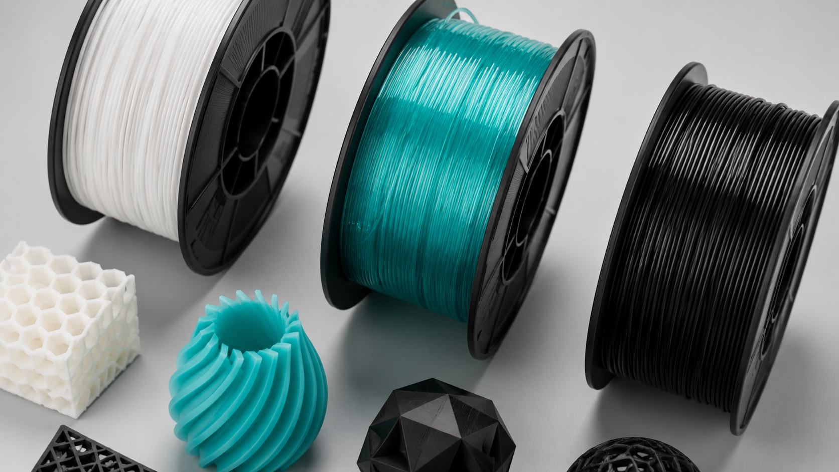 Filament PLA vs PETG vs ABS: Mana yang Cocok untuk Proyek Anda?