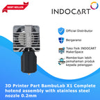 3D Printer Parts BambuLab Complete Hotend Assembly with Hardened Steel Nozzle 0.4mm BambuLab X1C