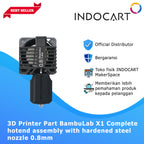 3D Printer Parts BambuLab Complete Hotend Assembly with Hardened Steel Nozzle 0.4mm BambuLab X1C