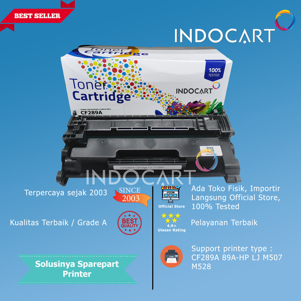 Toner Cartridge Compatible CF289A 89A-Printer HP M507 MFP M528-Dengan Chip