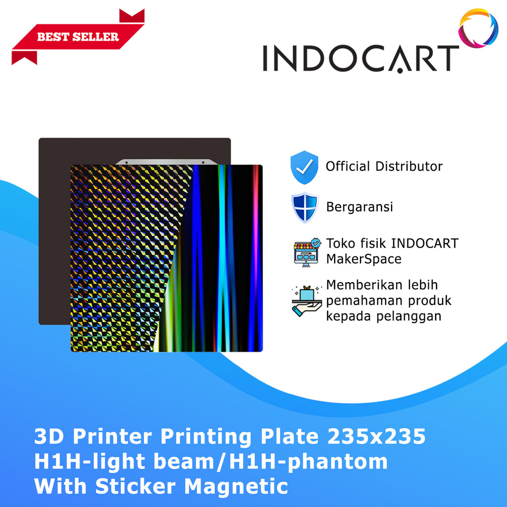 3D Printer Parts Printing Plate Kit Dual Side Variation Size 235x235mm