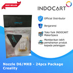 3D Printer Parts Creality OEM Brass Nozzle D6 Package 24Pcs