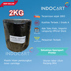 Plastik hitam-lebar 15cm-pembungkus toner cartridge-2kg-90m