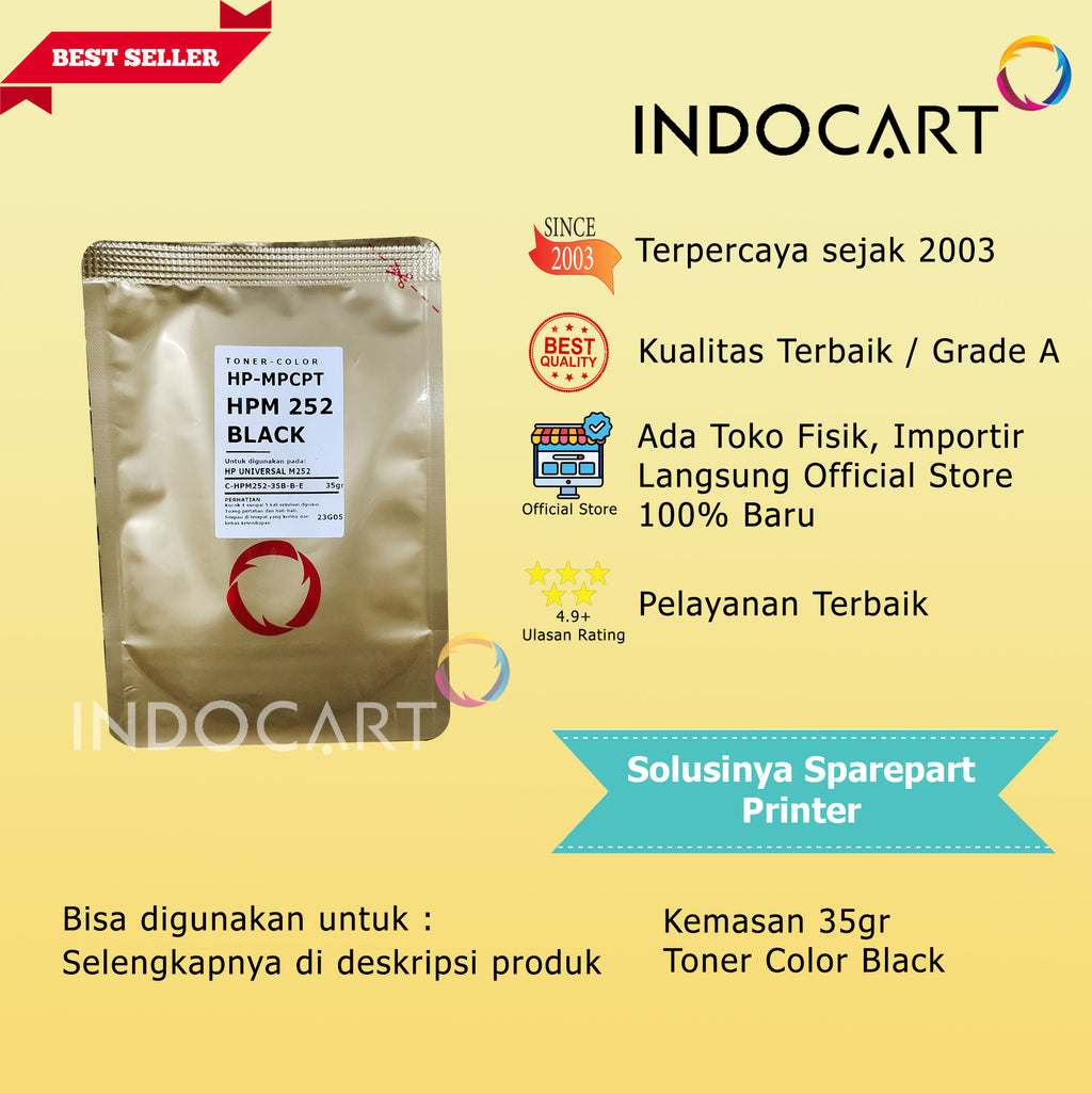 Serbuk Toner Warna-CRG 045-Canon LBP611 LBP613 MF631-35gr