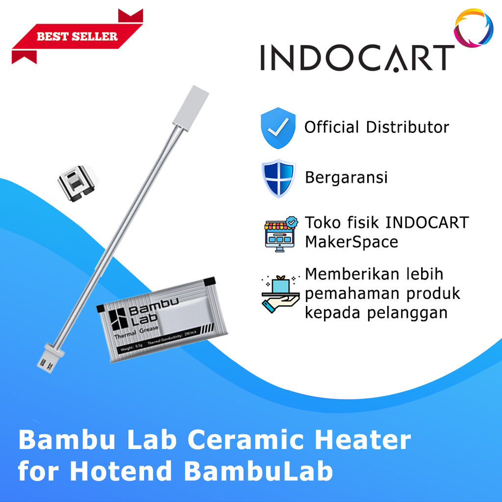 3D Printer Parts BambuLab Ceramic Heater for Hotend BambuLab X1C