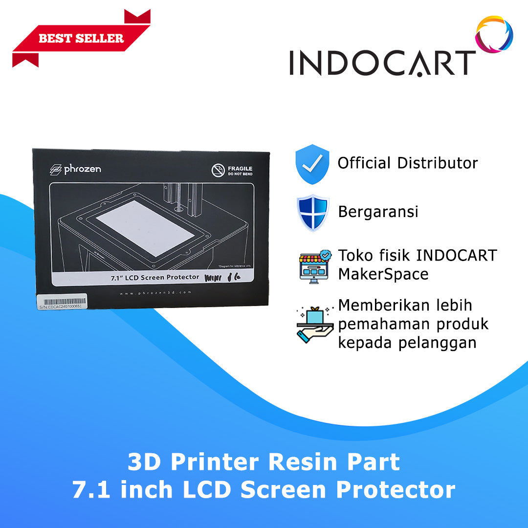 3D Printer Parts LCD Screen/Panel Protector 7.1inch for Phrozen Sonic Mini 8K/8Ks