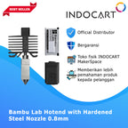 3D Printer Parts BambuLab Hotend with Hardened Steel Nozzle 0.8mm BambuLab P1 Series