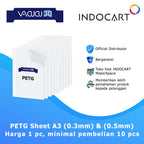Vacucu 3D PETG Sheet A3 297x420mm for Create Prototypes Molds and Casts