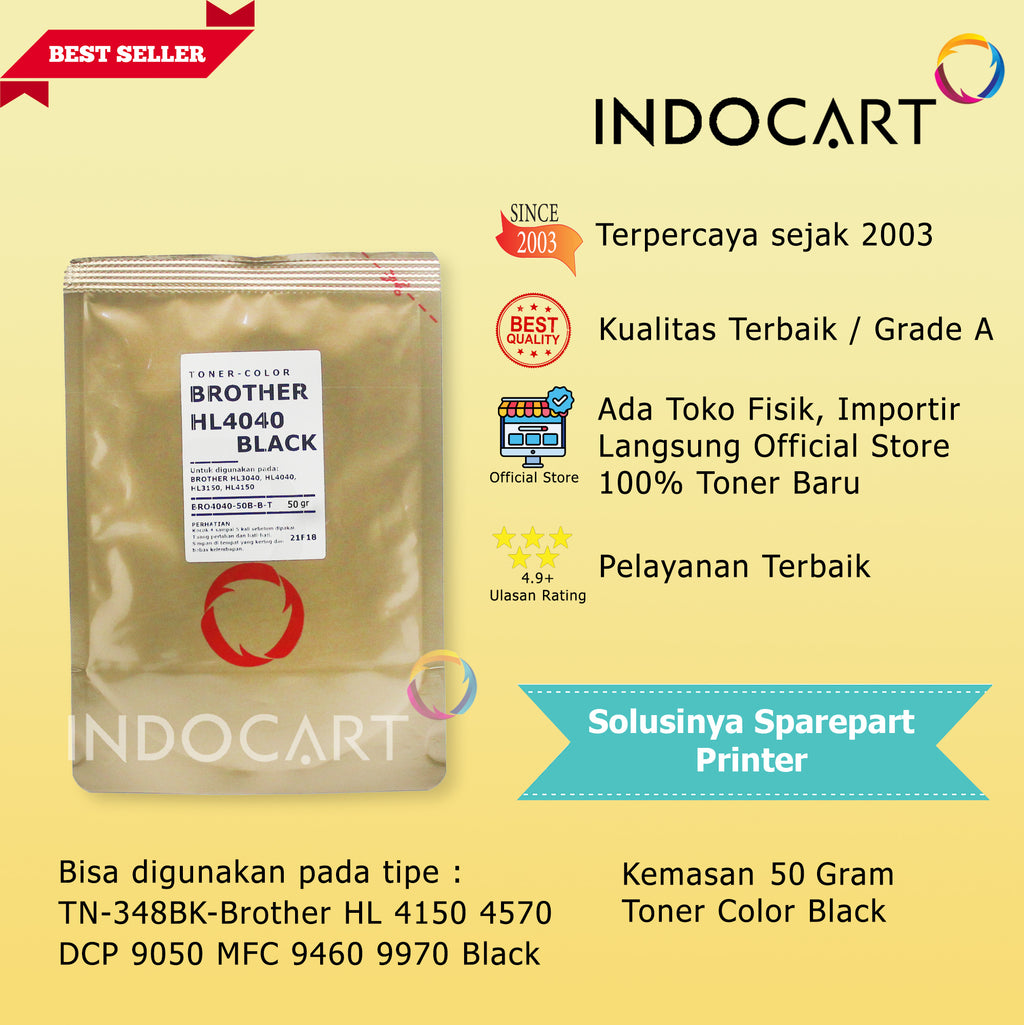 Serbuk Toner Warna Jepang TN-351 TN-359 TN-451 TN-459-HL L8250 L8350 MFC L8850 L8690 (50gr-150gr)