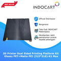 3D Printer Parts Dual Sided Printing Platform Kit Glossy PET+Matte PEI K1 Max