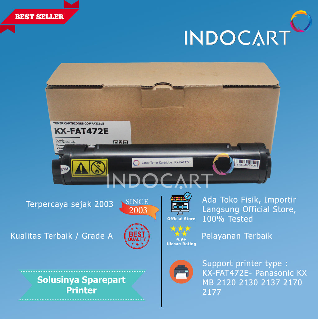 Toner Cartridge Compatible KX-FAT472E-Panasonic KX MB 2120 2130 2137 2170 2177