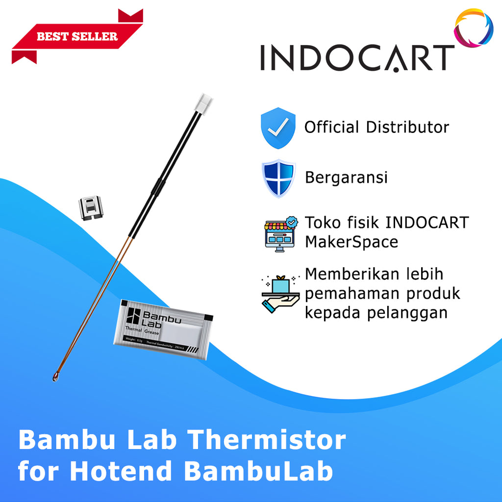 3D Printer Parts BambuLab Thermistor for Hotend BambuLab X1C