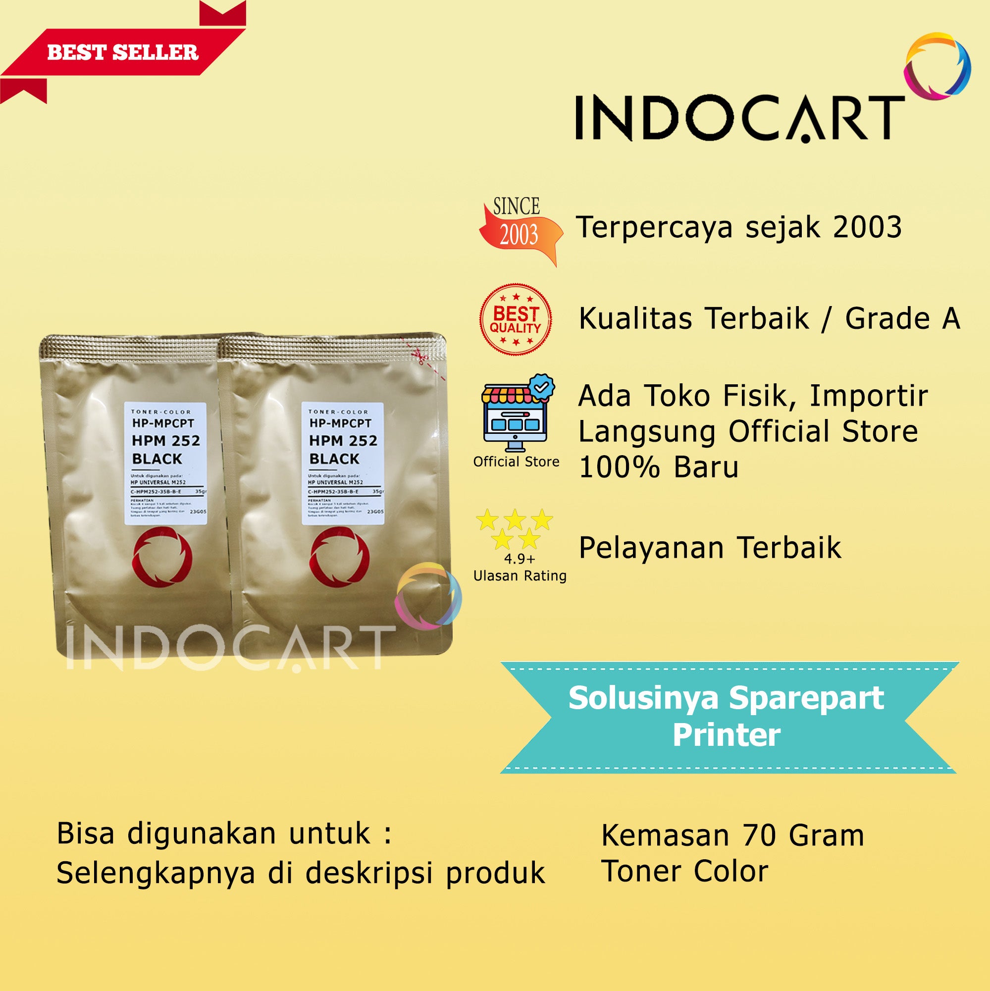 Serbuk Toner Warna MPCPT-CRG 046-Canon imageCLASS MF730C-70gr