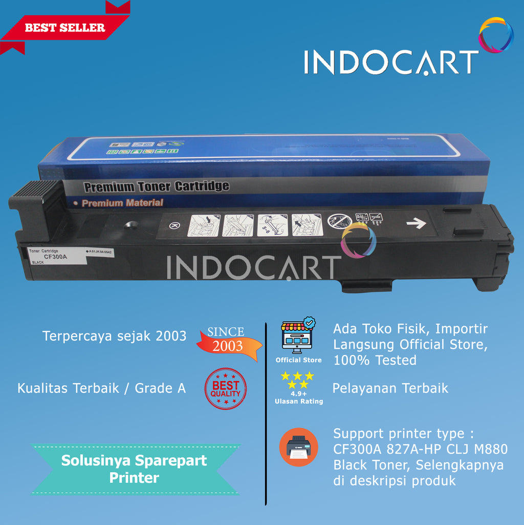 Toner Cartridge Compatible CF300A CF301A CF302A CF303A 827A-HP M880