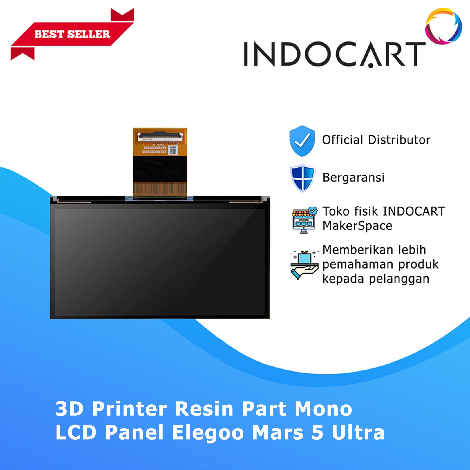 3D Printer Parts Elegoo OEM Mono LCD Panel Elegoo Mars 5 Ultra