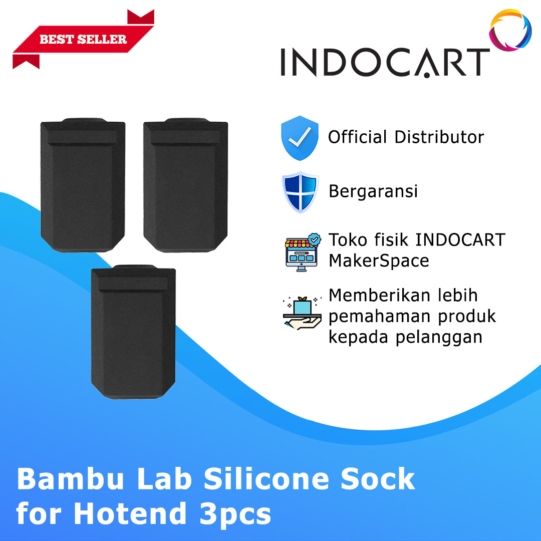 3D Printer Parts BambuLab Silicone Sock for Hotend-3Pcs BambuLab X1/P1 Series