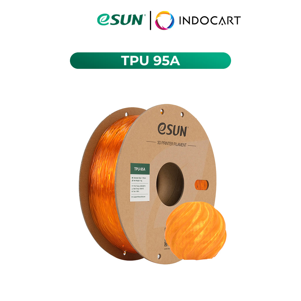 3D Printer Filament eSUN Elastic TPU-95A Complex and Accurate Elastomer Parts 1.75mm 1Kg