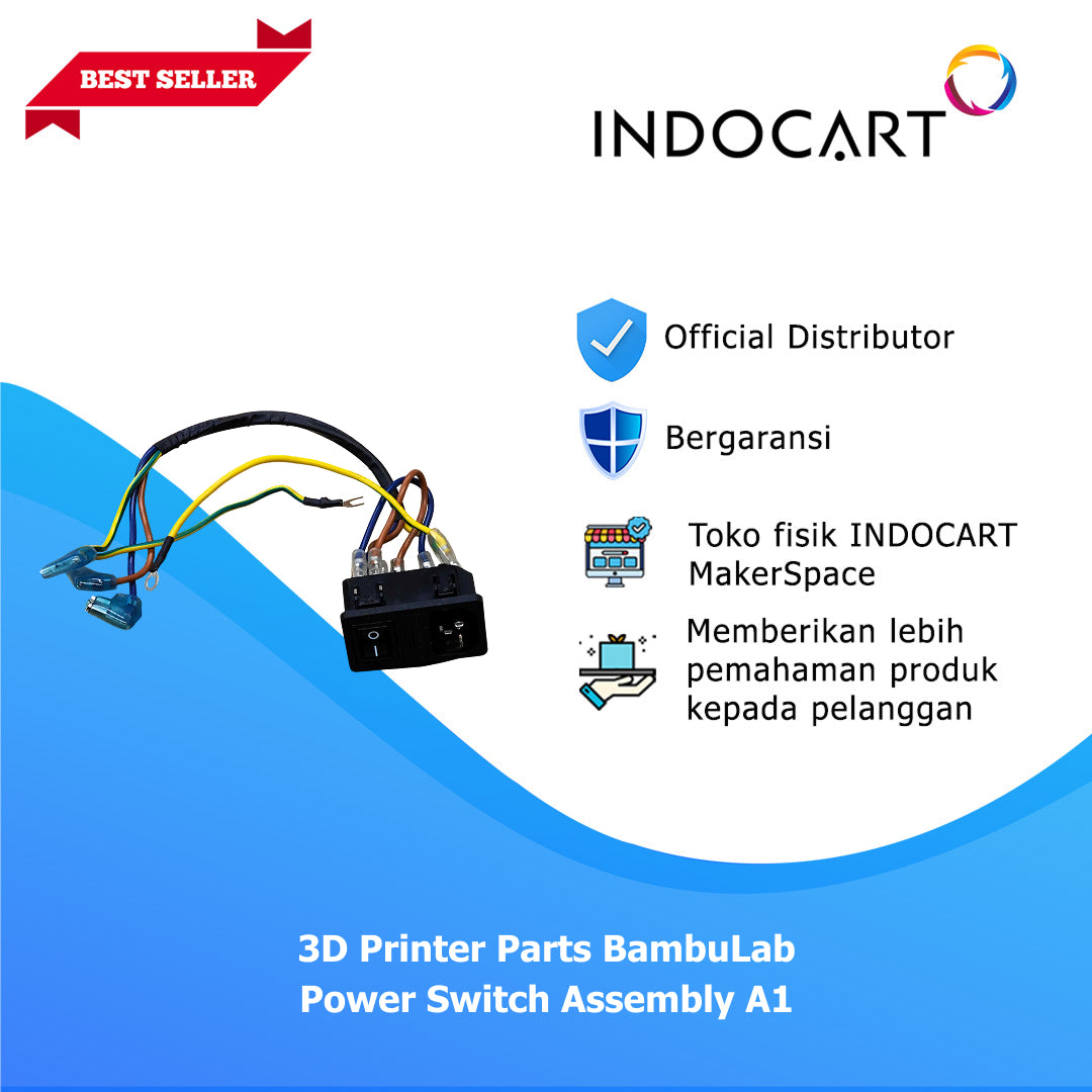 3D Printer Parts BambuLab Power Switch Assembly BambuLab A1