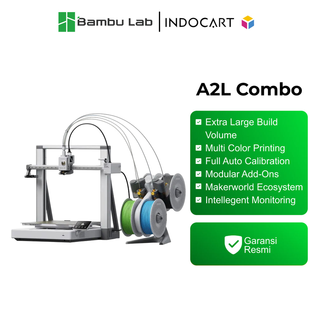 3D Printer BambuLab A2L Multi Color Large Volume with Blade Cutting and Drawing Function ( 100% NEW. NEVER SELL REFURBISHED UNIT )