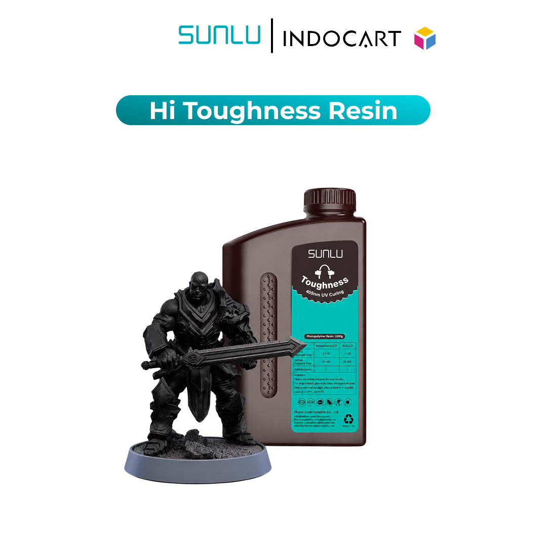 3D Printer Resin SUNLU High Toughness Solid Black-1kg