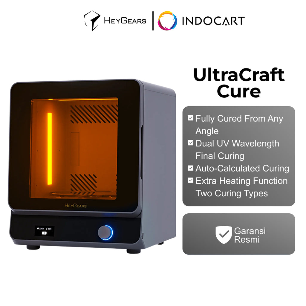 3D Printer HeyGears UltraCraft Cure Impressive Dual Frequency UV and Curing Mode Technology