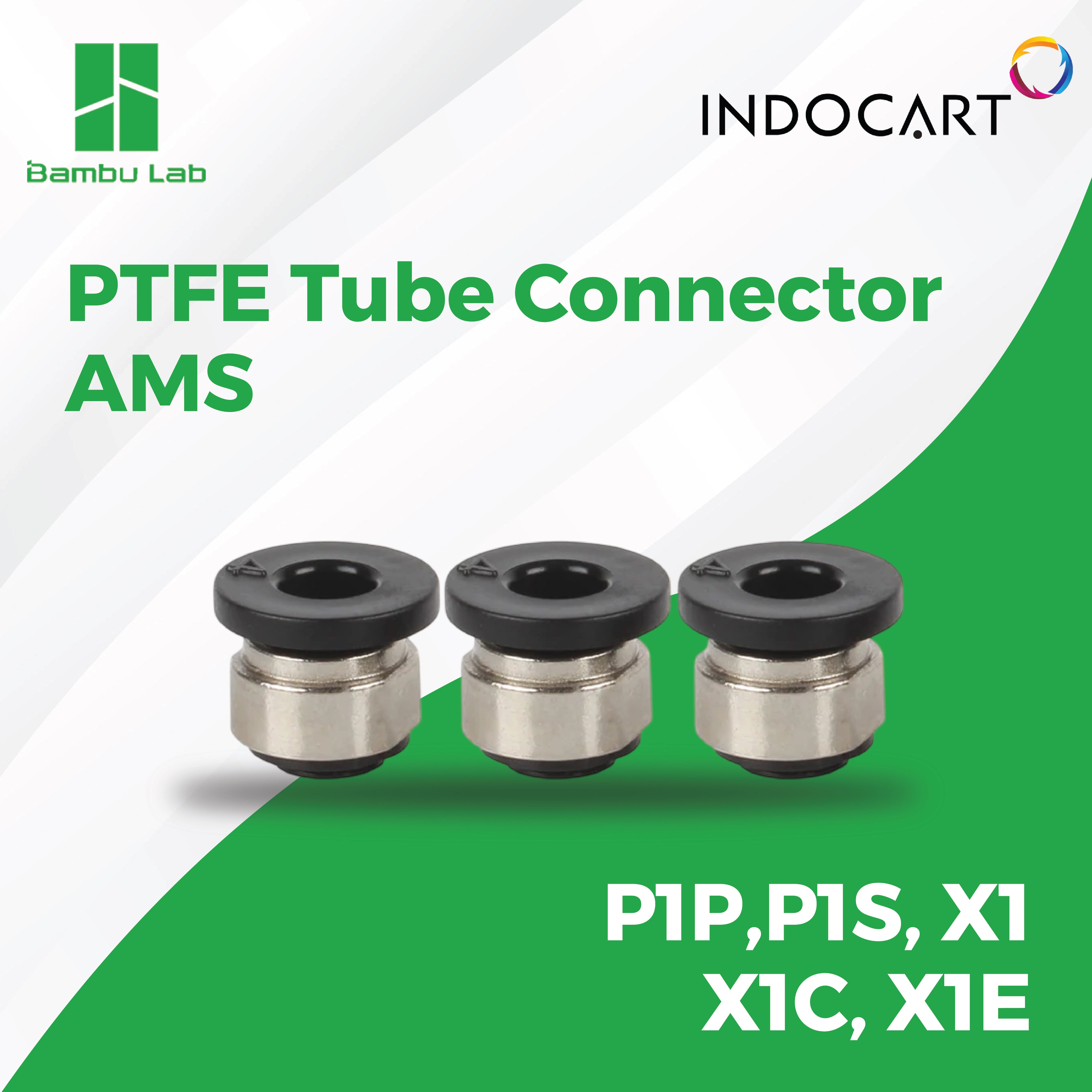 3D Printer Parts BambuLab Printer PTFE Tube Connector P1 & X1 Series