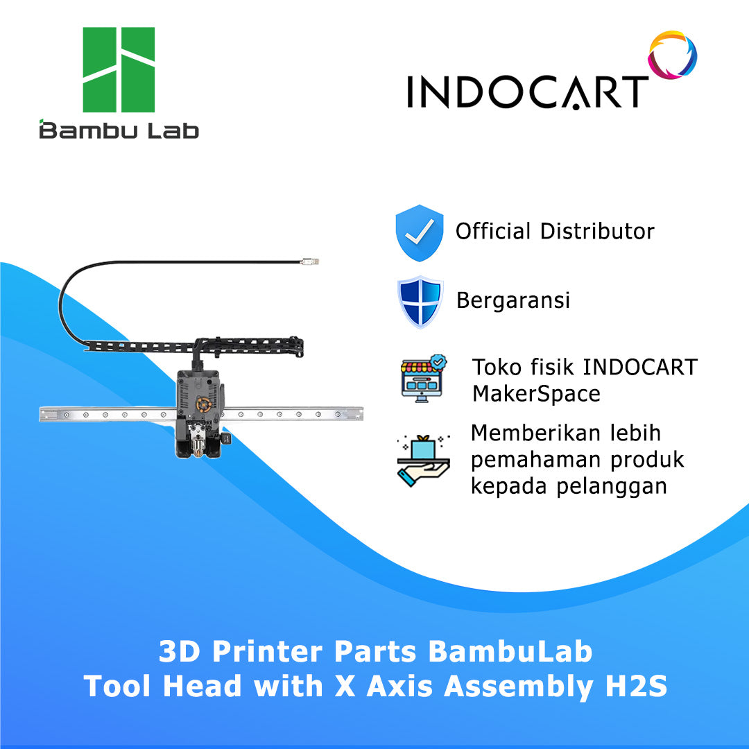3D Printer Parts BambuLab Tool Head with X Axis Assembly BambuLab H2S