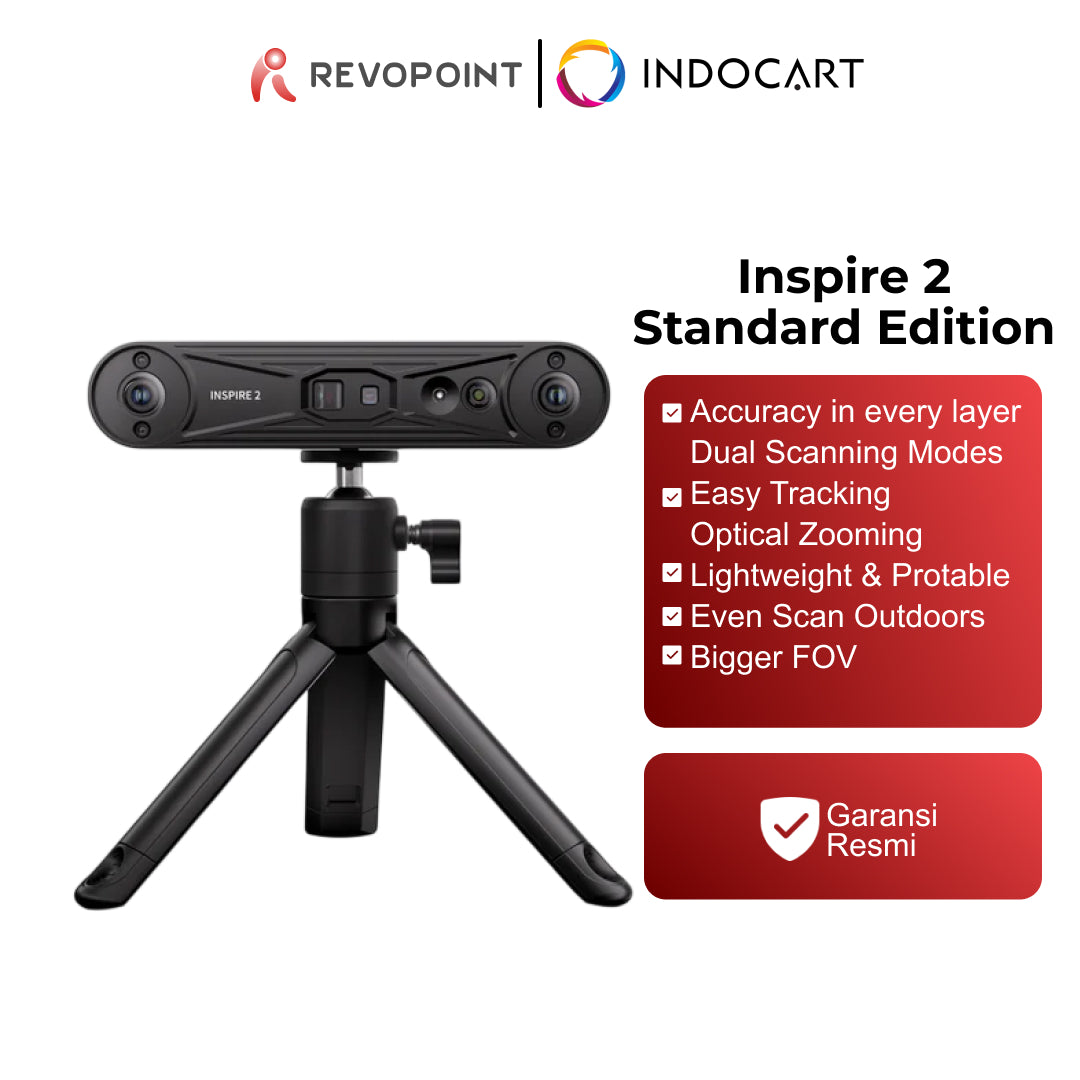 3D Scanner Revopoint INSPIRE 2 Wireless Infrared Laser and Structured Light with High Accuracy
