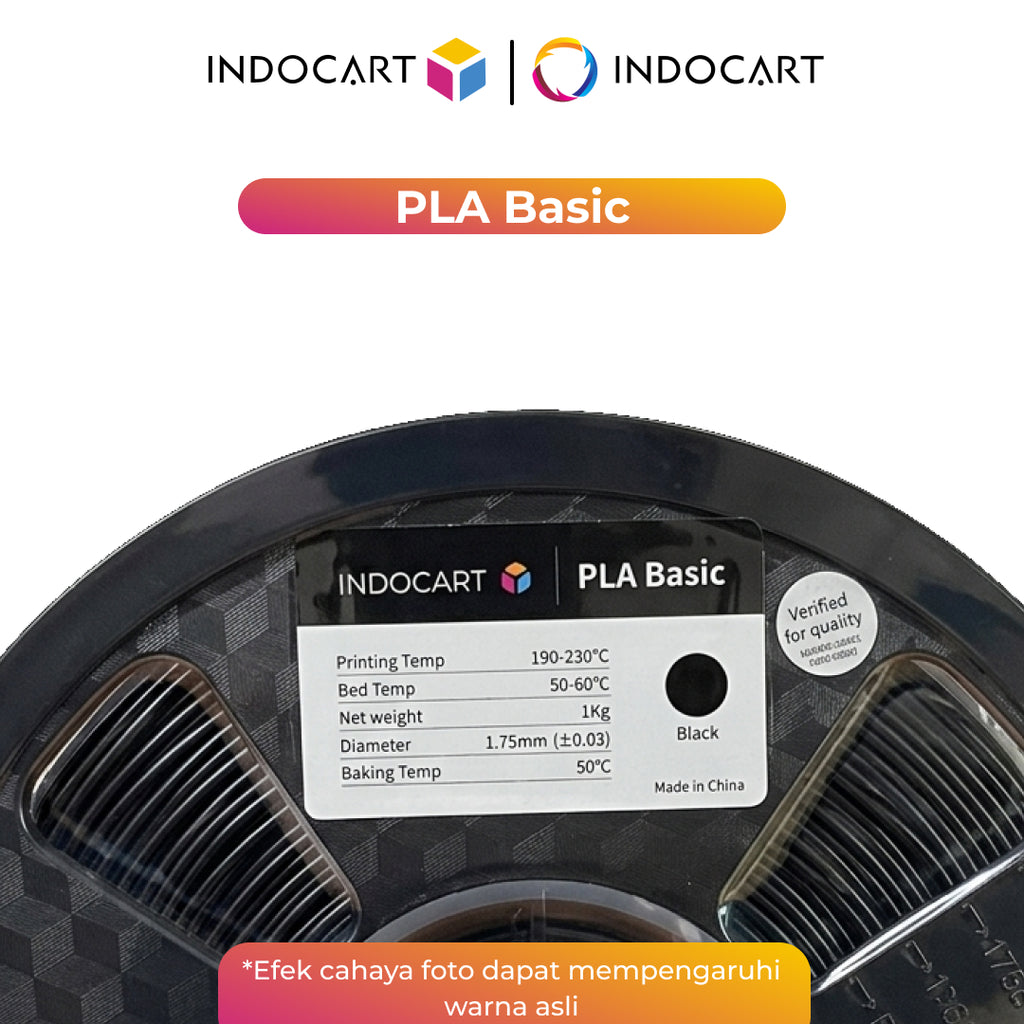 3D Printer Filament IndoCart PLA Basic Easy To Print Filament 1.75mm 1Kg