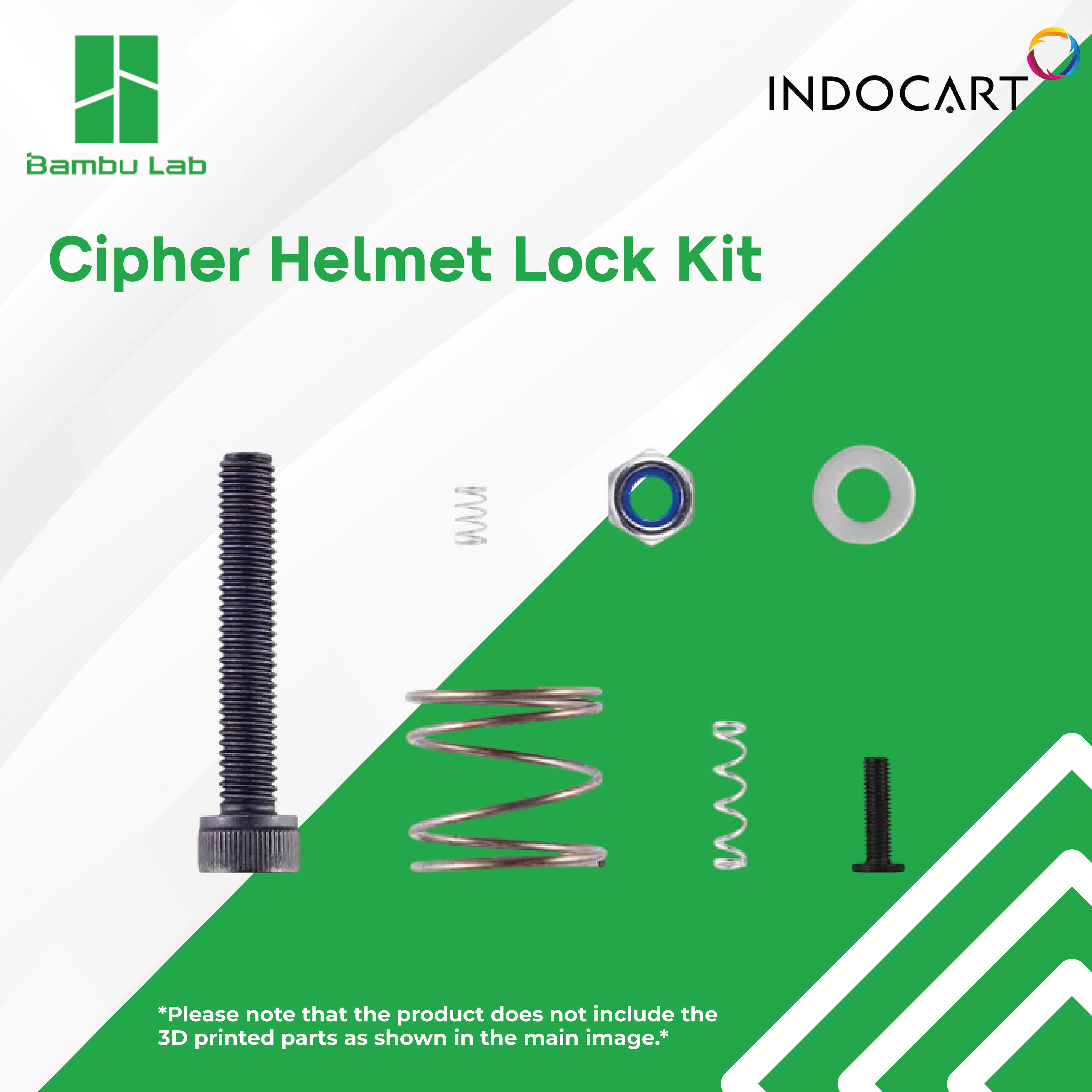 3D Maker's Supply Parts BambuLab Cipher Helmet Lock Kit