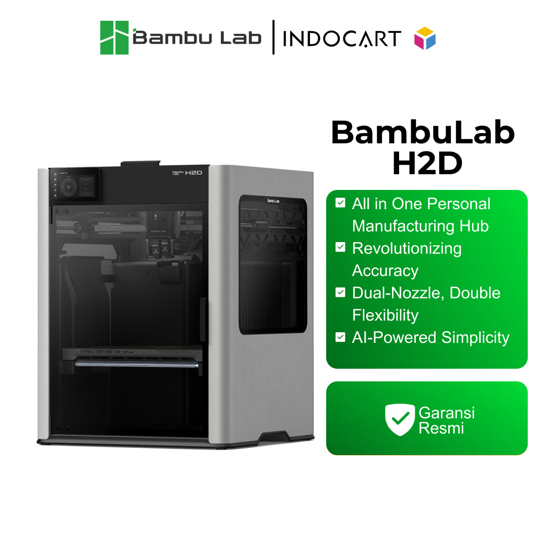3D Printer BambuLab H2D Large Enclosured 3D Printer with Dual Nozzle Multi Material Filament ( 100% NEW. NEVER SELL REFURBISHED UNIT ! )