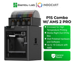 3D Printer BambuLab P1S Combo Upgrade Multi Color Printing with AMS 2 Pro