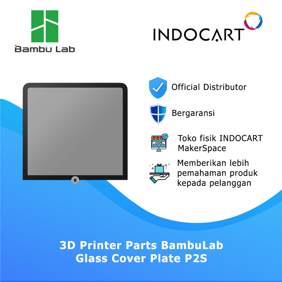 3D Printer Parts BambuLab Glass Cover Plate BambuLab P2S