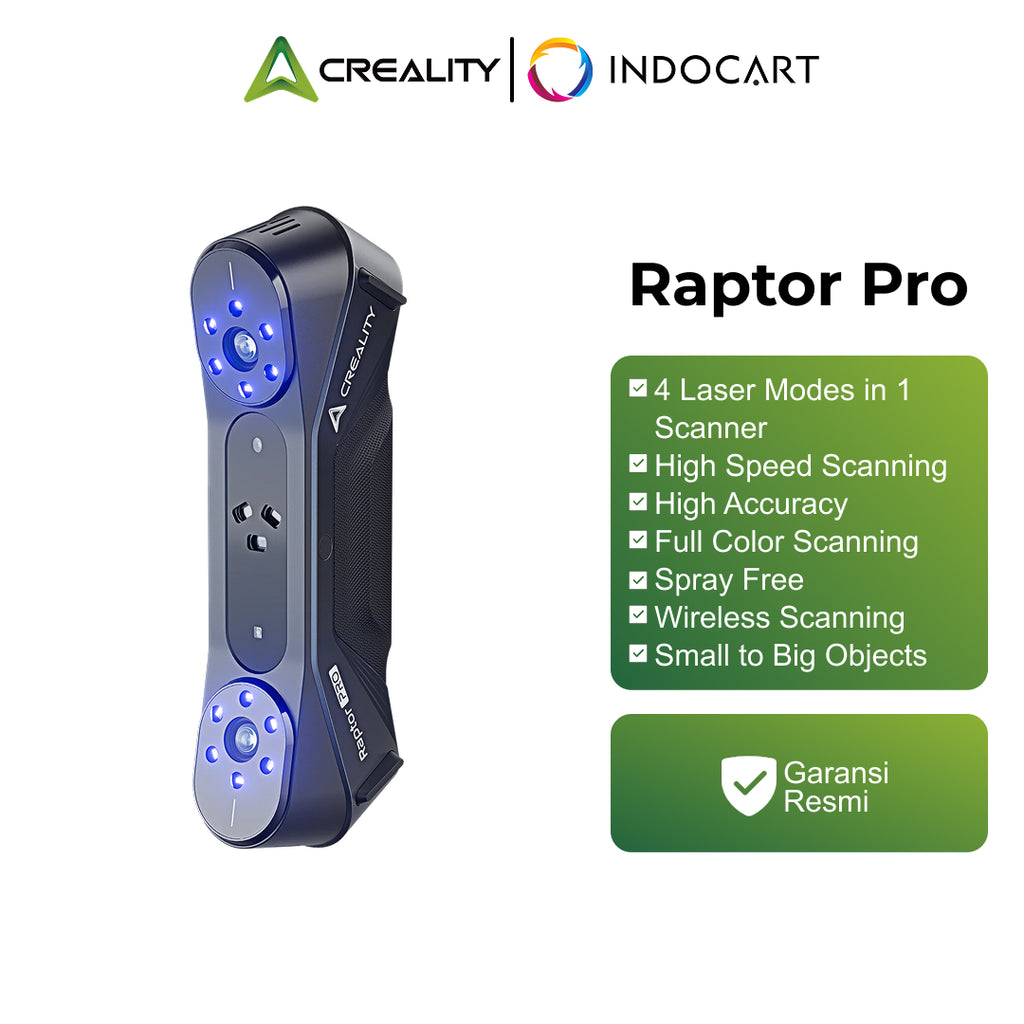 3D Scanner Creality CR Scan Raptor Pro High Scanning Speed with NIR Structured Light