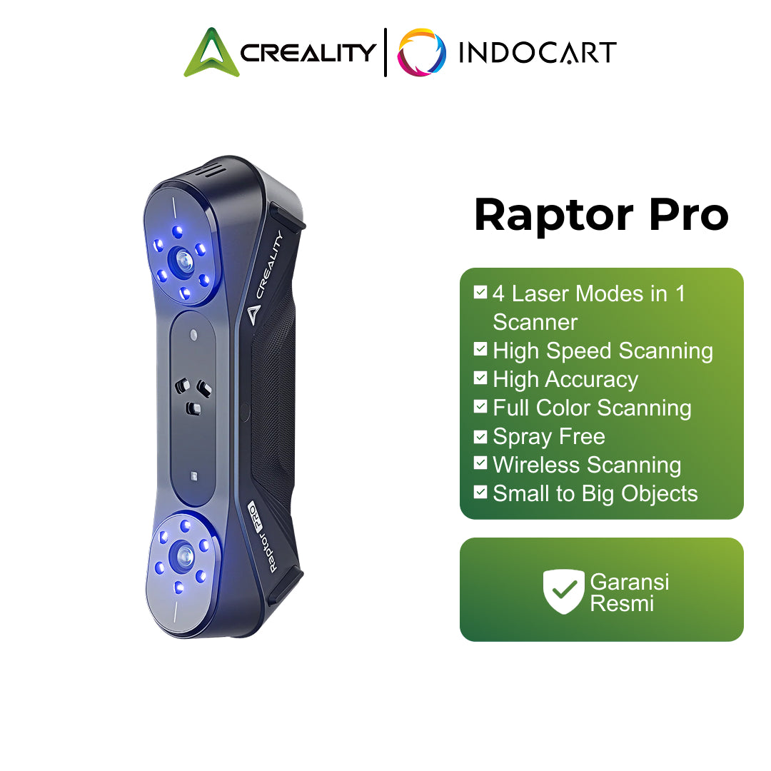 3D Scanner Creality CR Scan Raptor Pro High Scanning Speed with NIR Structured Light