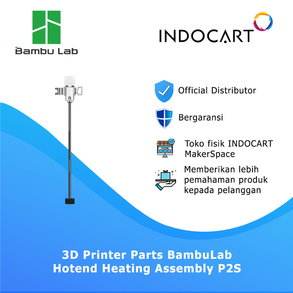 3D Printer Parts BambuLab Hotend Heating Assembly BambuLab P2S