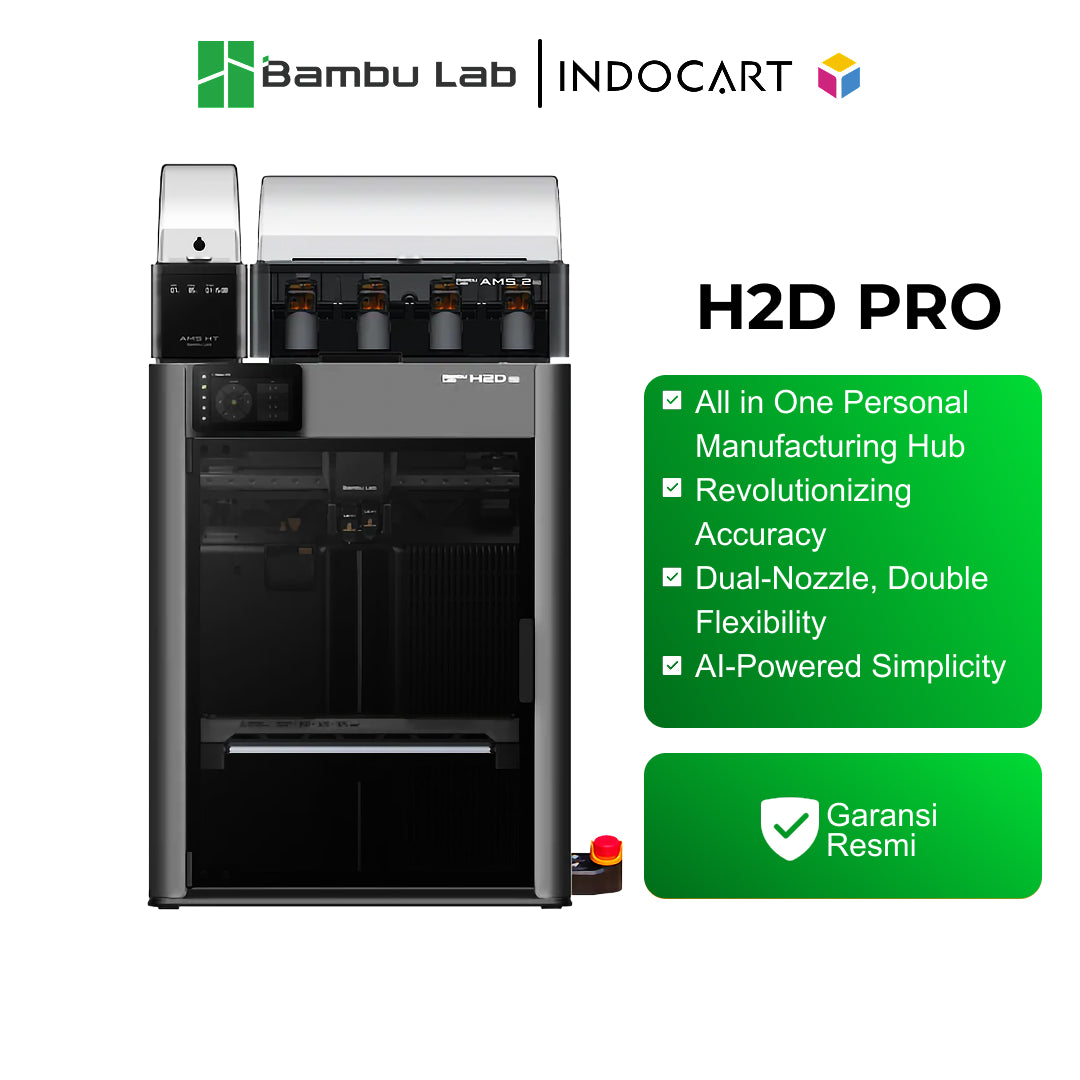 3D Printer BambuLab H2D PRO Professional Dual nozzle High Temperature Multi Color 3D Printing ( 100% NEW. NEVER SELL REFURBISHED UNIT )