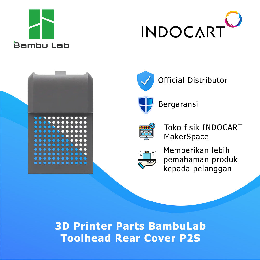 3D Printer Parts BambuLab Toolhead Rear Cover BambuLab P2S