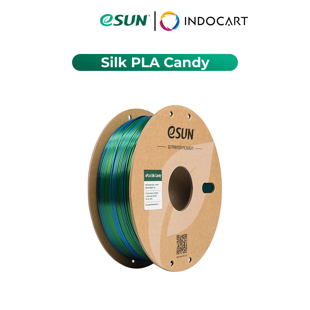 3D Printer Filament eSUN Silk PLA Candy Smooth and Lustrous Texture with Vibrant Filament 1.75mm 1kg