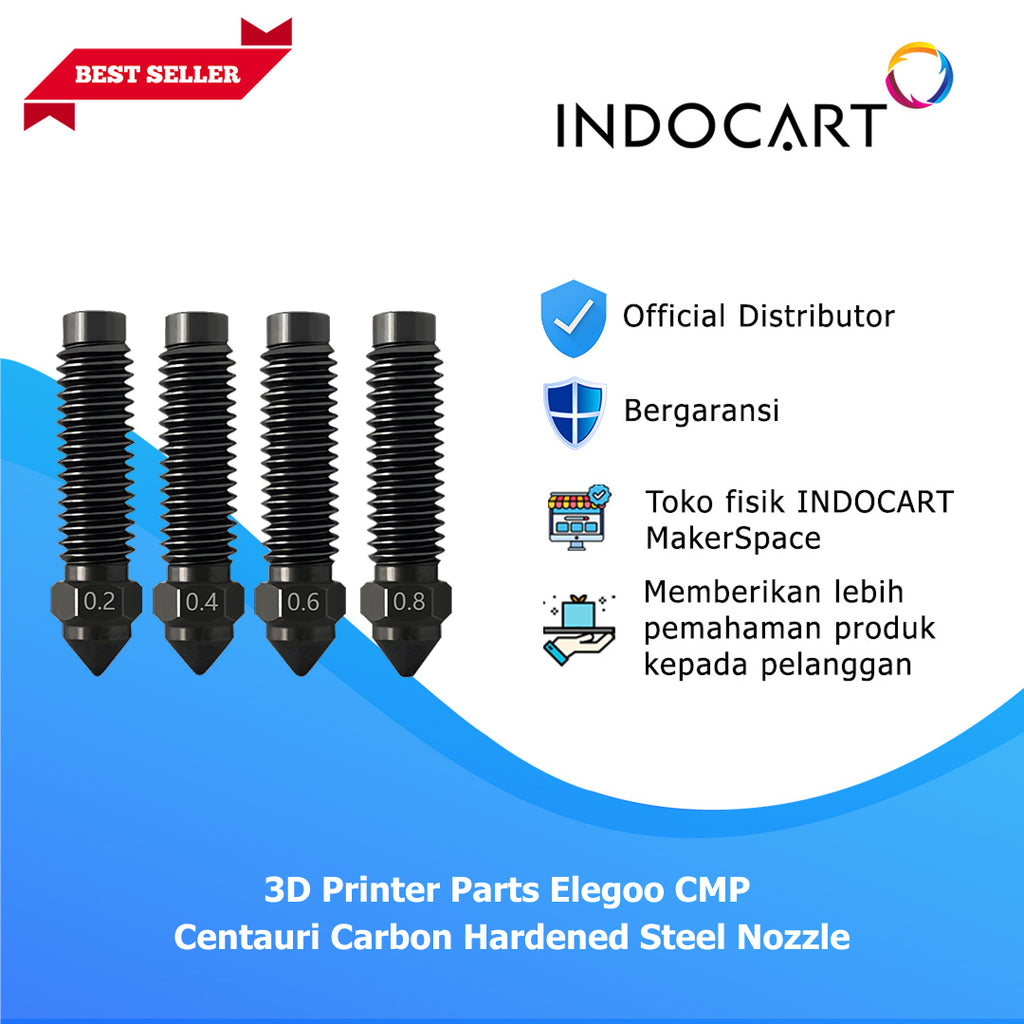 3D Printer Parts Elegoo CMP Hardened Steel Nozzle Elegoo Centauri Carbon