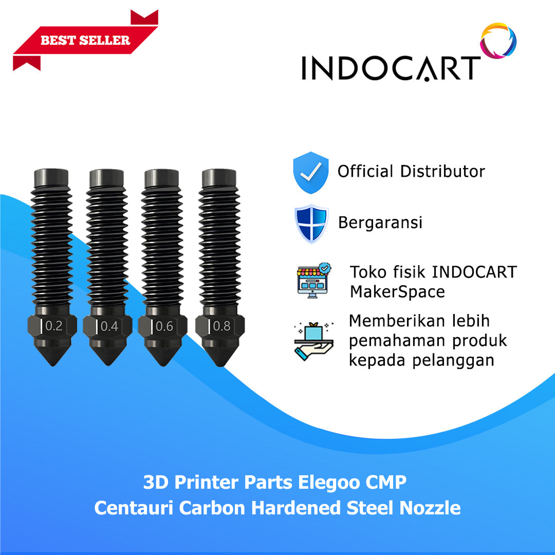 3D Printer Parts Elegoo CMP Hardened Steel Nozzle Elegoo Centauri Carbon