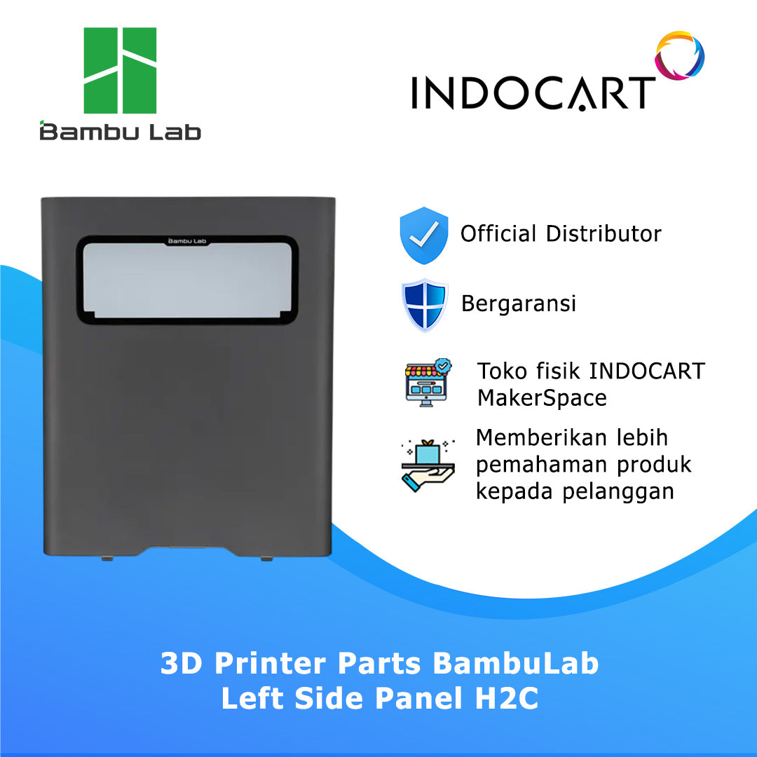 3D Printer Parts BambuLab Left Side Panel BambuLab H2C