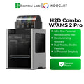 3D Printer BambuLab H2D Large Enclosured 3D Printer with Dual Nozzle Multi Material Filament