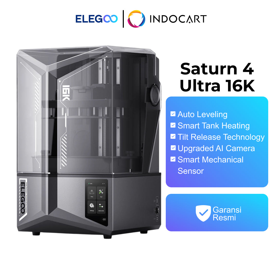 3D Printer Elegoo Saturn 4 Ultra 16K Next Level Printing with 16K Precision & Ai Camera