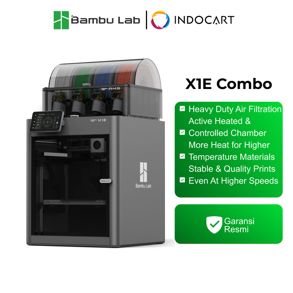 3D Printer BambuLab X1E Enterprise Full Controlled Chamber Temp