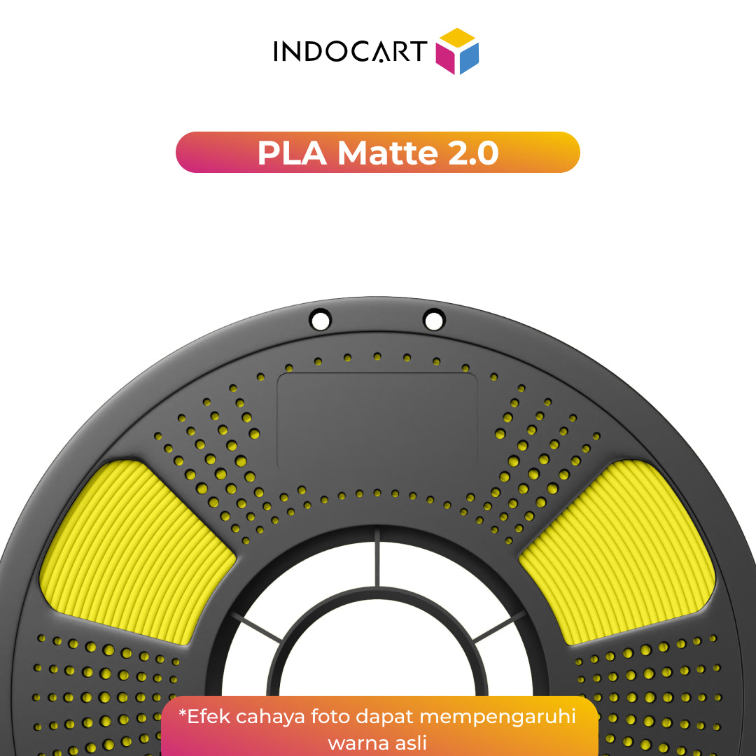 3D Printer Filament IndoCart PLA Matte 2.0 Easy To Print Textured Finished Color 1.75mm 1kg