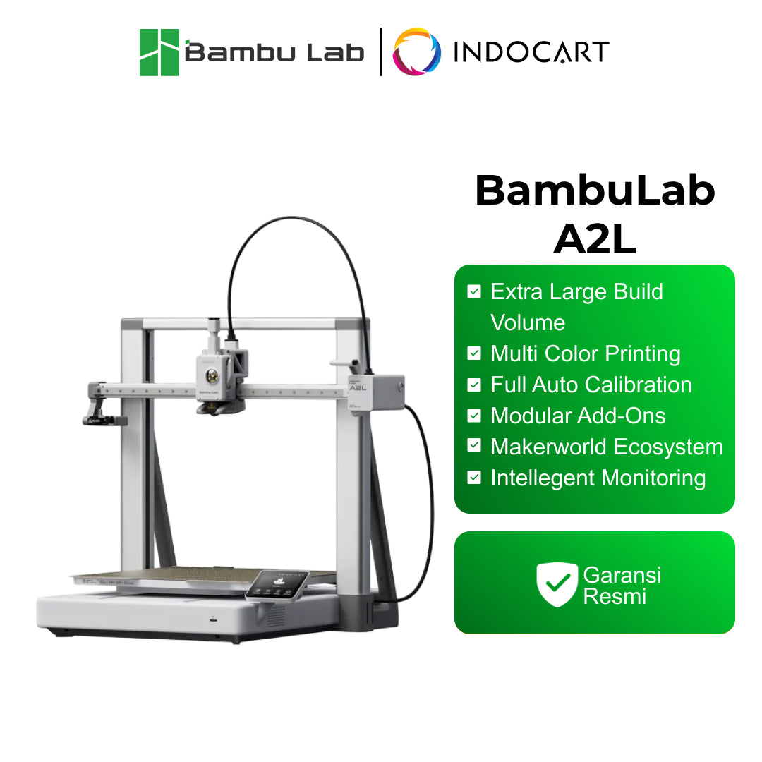 3D Printer BambuLab A2L Multi Color Large Volume with Blade Cutting and Drawing Function ( 100% NEW. NEVER SELL REFURBISHED UNIT ! )