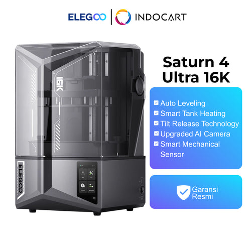 3D Printer Elegoo Saturn 4 Ultra 16K Next Level Printing with 16K Precision & Ai Camera