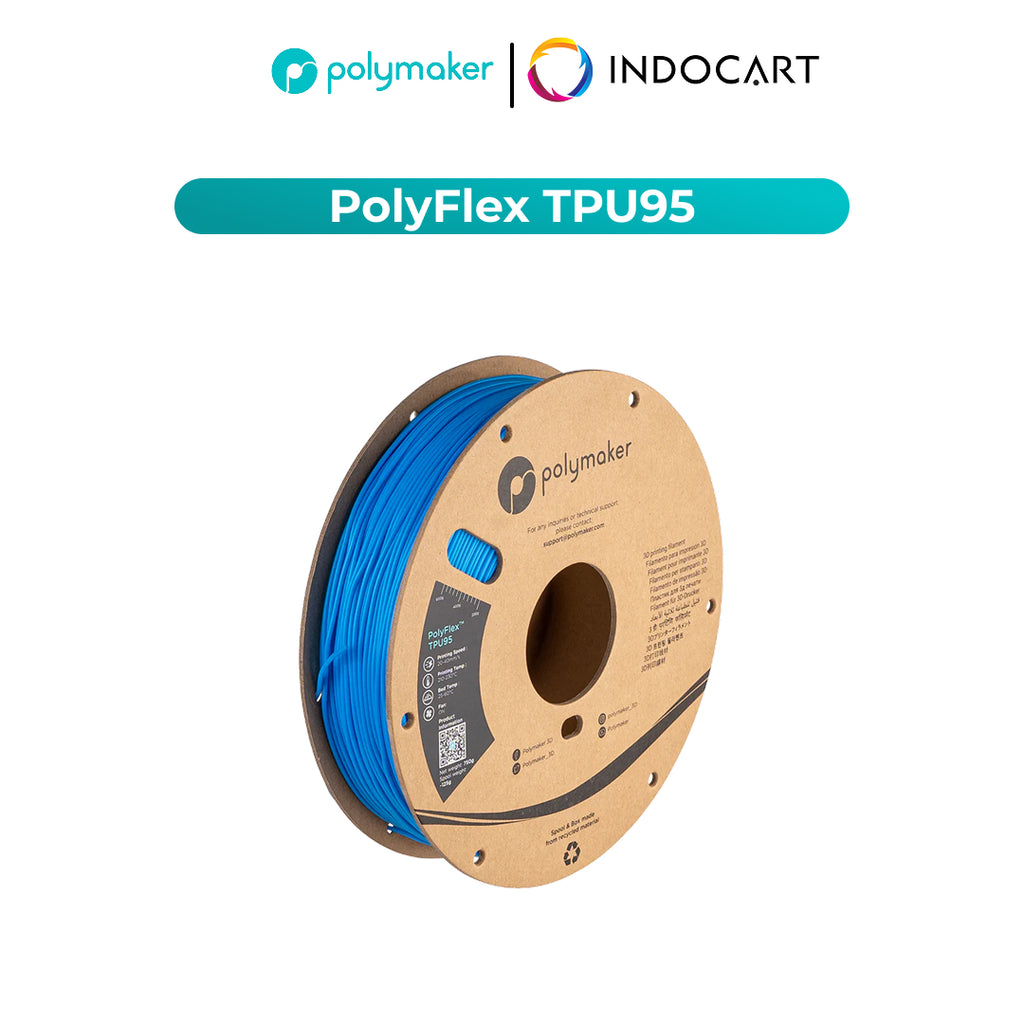 3D Printer Filament PolyMaker PolyFlex TPU95 Elastic Filament 1.75mm 750gr