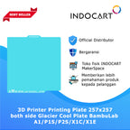 3D Printer Parts Printing Plate-257x257 Dual Side Glacier Cool Plate BambuLab A1/P1S/P2S/X1C/X1E